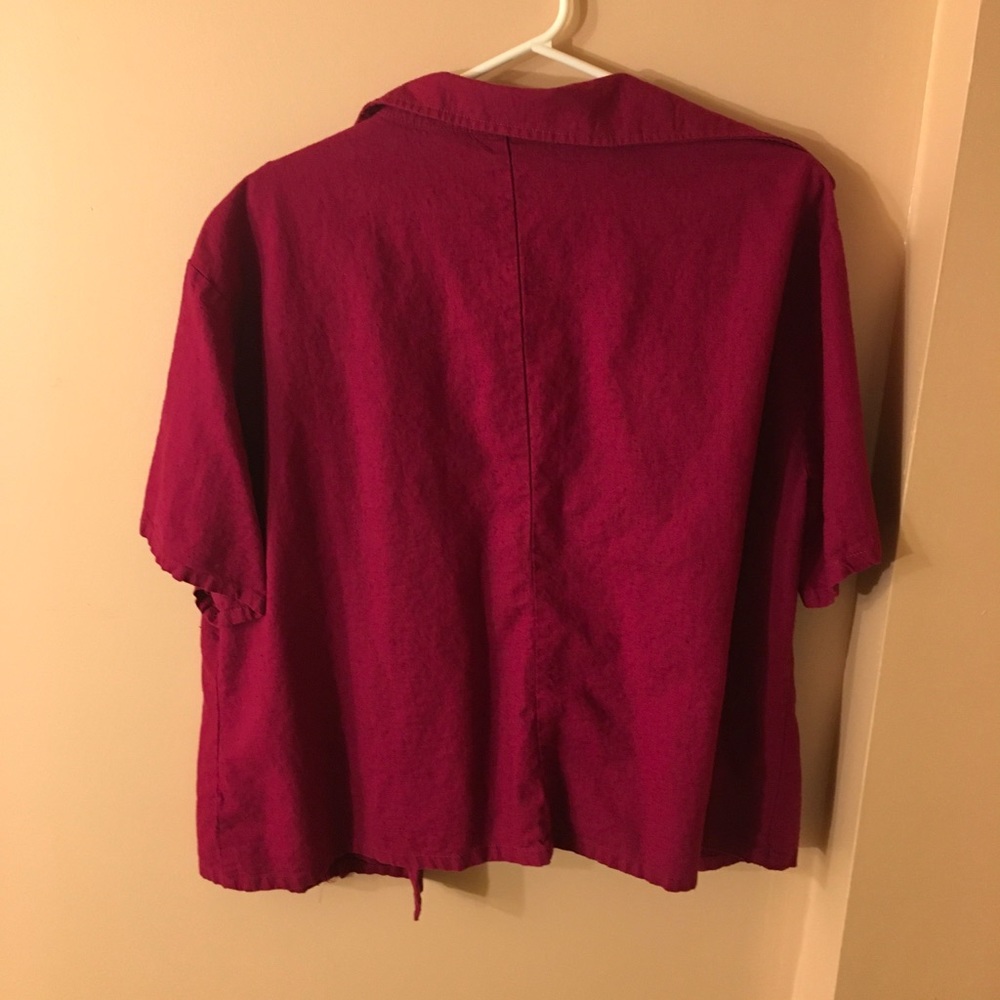 Studio Ease Maroon Blouse - image 8